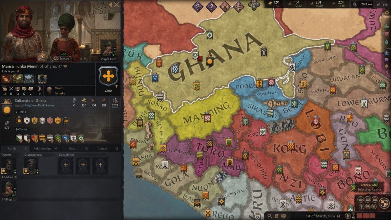 Crusader Kings III (PC) - Steam Key - GLOBAL screenshot